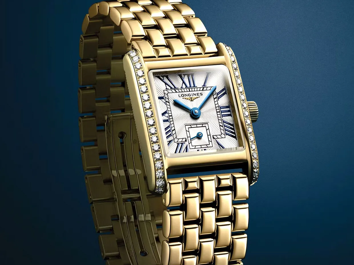 Longines Rilis Jam Tangan Wanita Kotak Mewah: Mini DolceVita  Gold dengan Emas 18 Karat